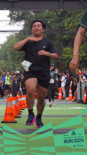 Race photo from Mangkunegaran Run 2025