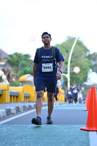 Race photo from KEMLU RUN 2025