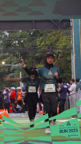 Race photo from Mangkunegaran Run 2025
