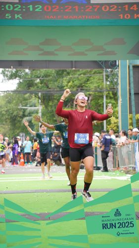 Race photo from Mangkunegaran Run 2025
