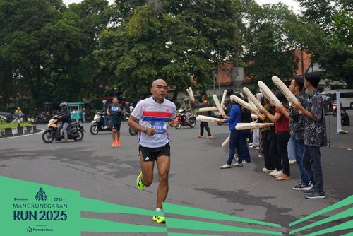 Race photo from Mangkunegaran Run 2025