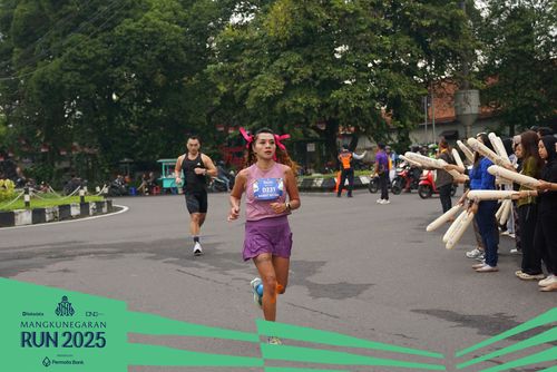 Race photo from Mangkunegaran Run 2025
