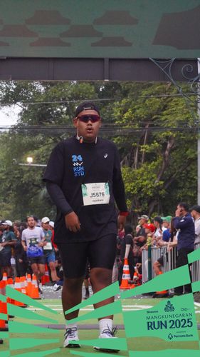 Race photo from Mangkunegaran Run 2025