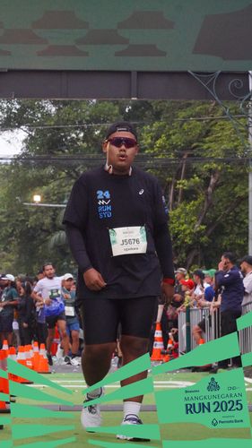 Race photo from Mangkunegaran Run 2025