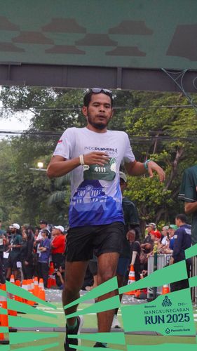 Race photo from Mangkunegaran Run 2025