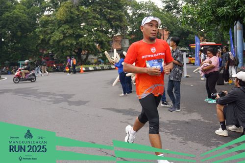 Race photo from Mangkunegaran Run 2025