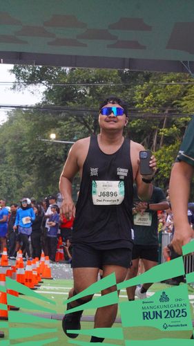 Race photo from Mangkunegaran Run 2025
