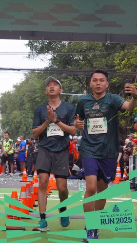 Race photo from Mangkunegaran Run 2025