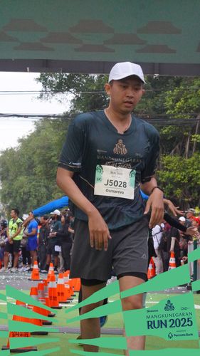 Race photo from Mangkunegaran Run 2025