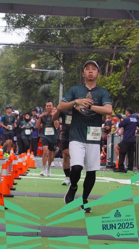 Race photo from Mangkunegaran Run 2025