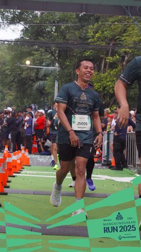 Race photo from Mangkunegaran Run 2025