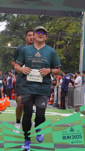 Race photo from Mangkunegaran Run 2025