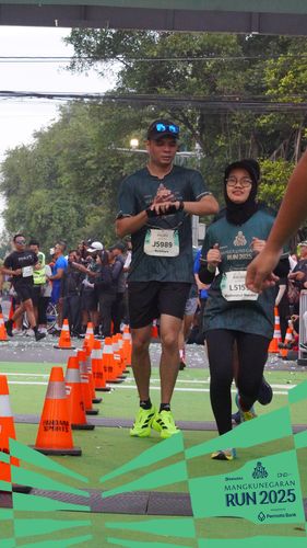 Race photo from Mangkunegaran Run 2025