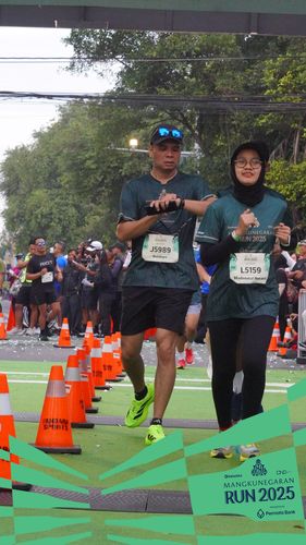 Race photo from Mangkunegaran Run 2025