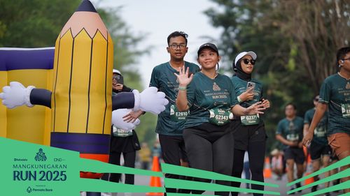 Race photo from Mangkunegaran Run 2025