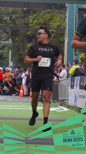 Race photo from Mangkunegaran Run 2025