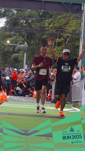 Race photo from Mangkunegaran Run 2025