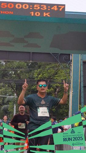 Race photo from Mangkunegaran Run 2025