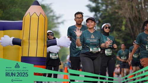 Race photo from Mangkunegaran Run 2025