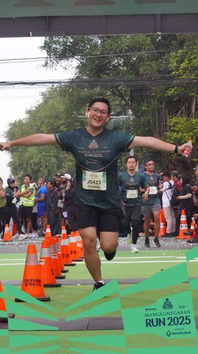 Race photo from Mangkunegaran Run 2025