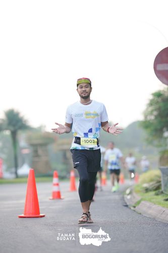 Race photo from Taman Budaya x BOGORUN 2025