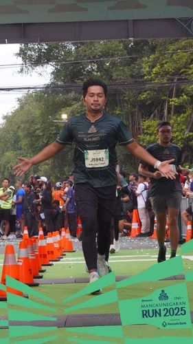 Race photo from Mangkunegaran Run 2025