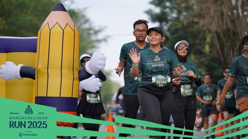 Race photo from Mangkunegaran Run 2025