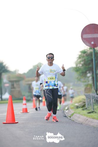 Race photo from Taman Budaya x BOGORUN 2025