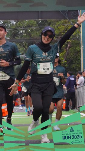 Race photo from Mangkunegaran Run 2025