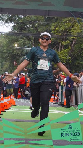 Race photo from Mangkunegaran Run 2025