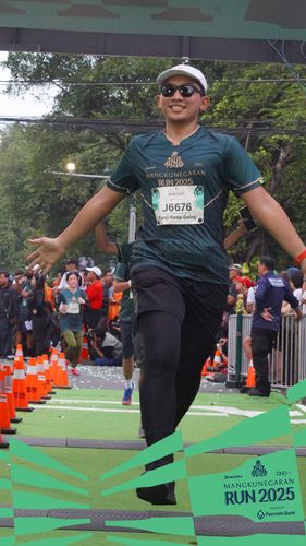 Race photo from Mangkunegaran Run 2025