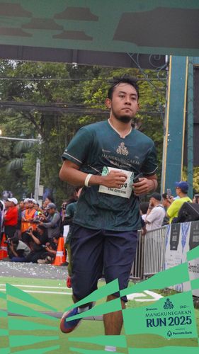 Race photo from Mangkunegaran Run 2025