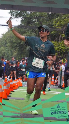 Race photo from Mangkunegaran Run 2025