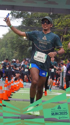Race photo from Mangkunegaran Run 2025