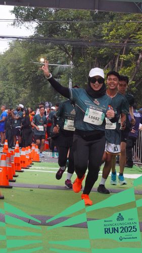 Race photo from Mangkunegaran Run 2025