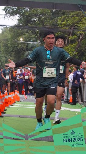 Race photo from Mangkunegaran Run 2025