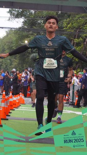 Race photo from Mangkunegaran Run 2025