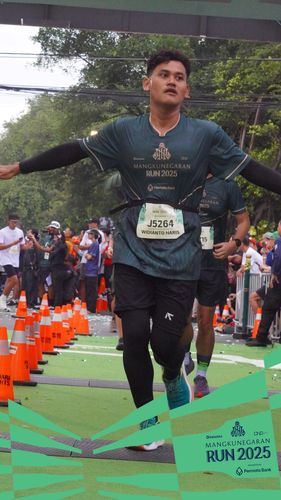 Race photo from Mangkunegaran Run 2025
