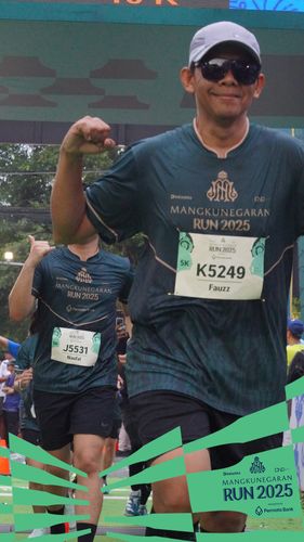 Race photo from Mangkunegaran Run 2025