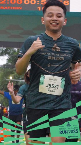 Race photo from Mangkunegaran Run 2025
