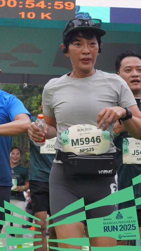 Race photo from Mangkunegaran Run 2025