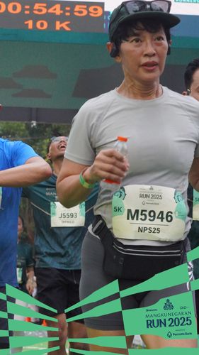Race photo from Mangkunegaran Run 2025