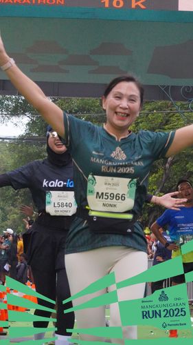 Race photo from Mangkunegaran Run 2025