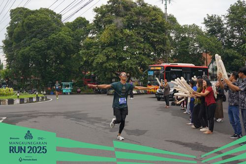 Race photo from Mangkunegaran Run 2025