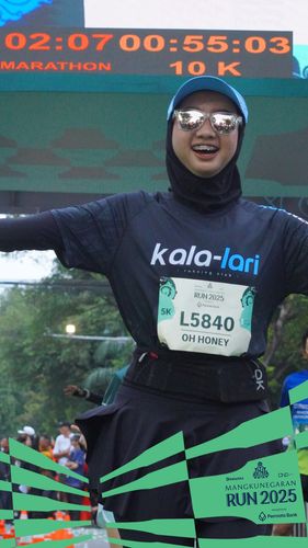 Race photo from Mangkunegaran Run 2025