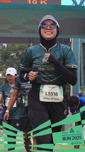 Race photo from Mangkunegaran Run 2025