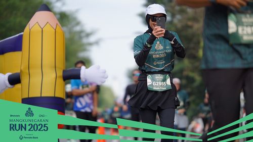 Race photo from Mangkunegaran Run 2025