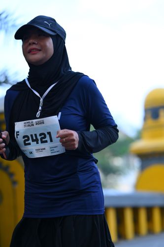 Race photo from KEMLU RUN 2025