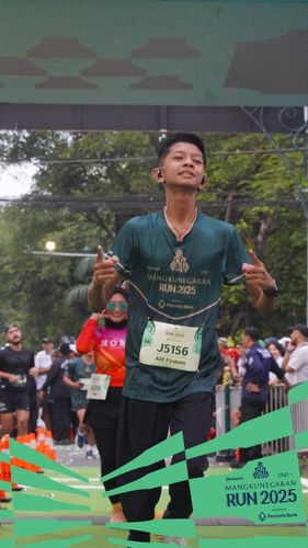 Race photo from Mangkunegaran Run 2025