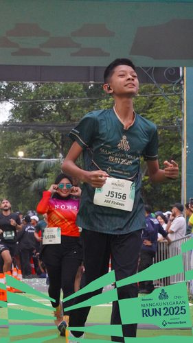 Race photo from Mangkunegaran Run 2025